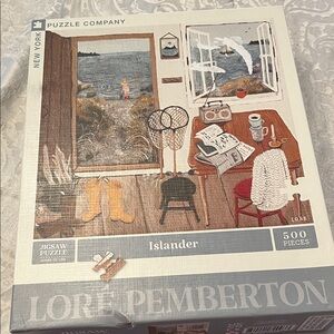 Lore Pemberton 'Islander' 500-Piece Jigsaw Puzzle - EUC! Neutral Tones